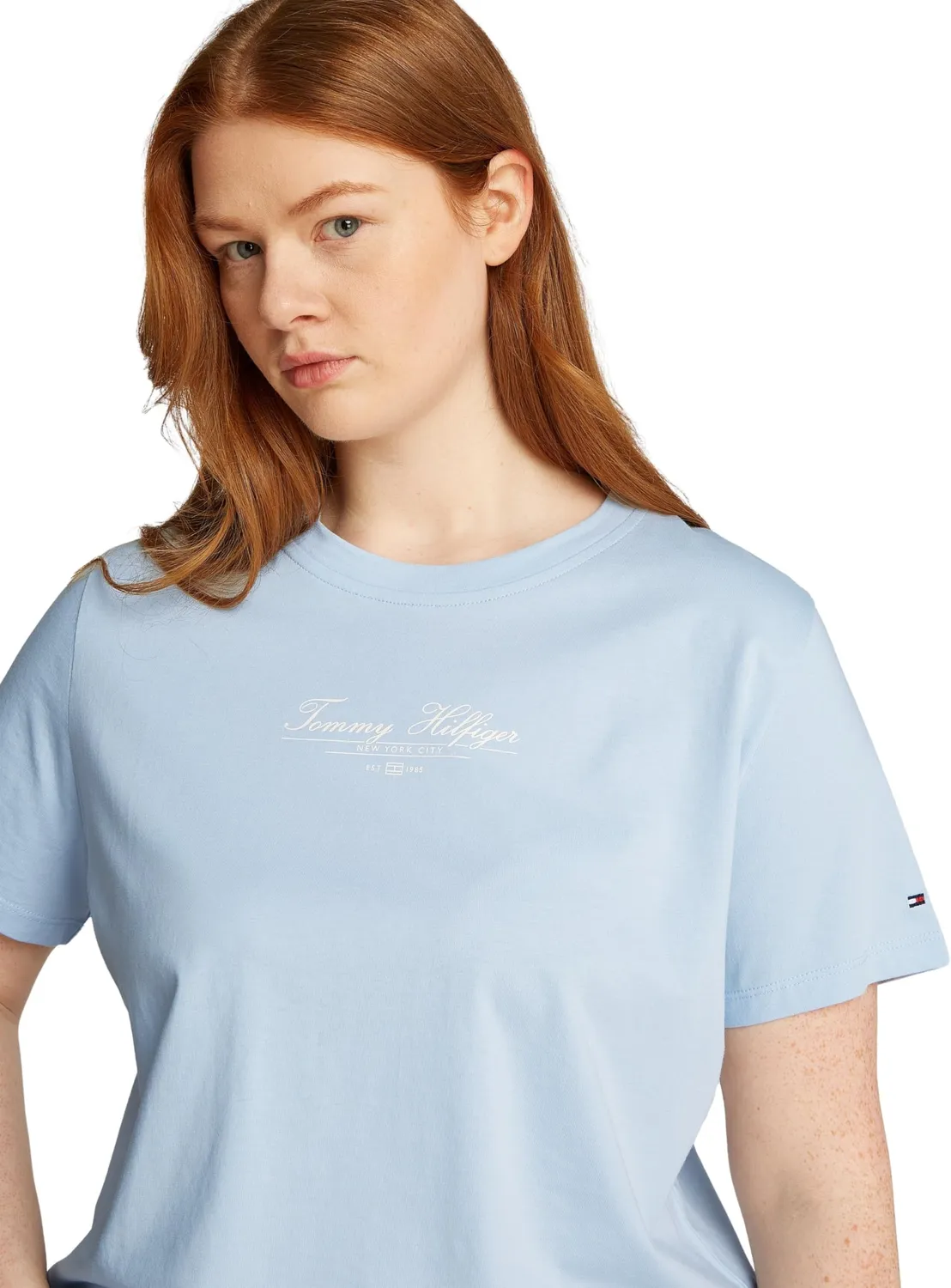 Tommy Hilfiger Script Crew Neck Regular Fit t-shirt taglia 48