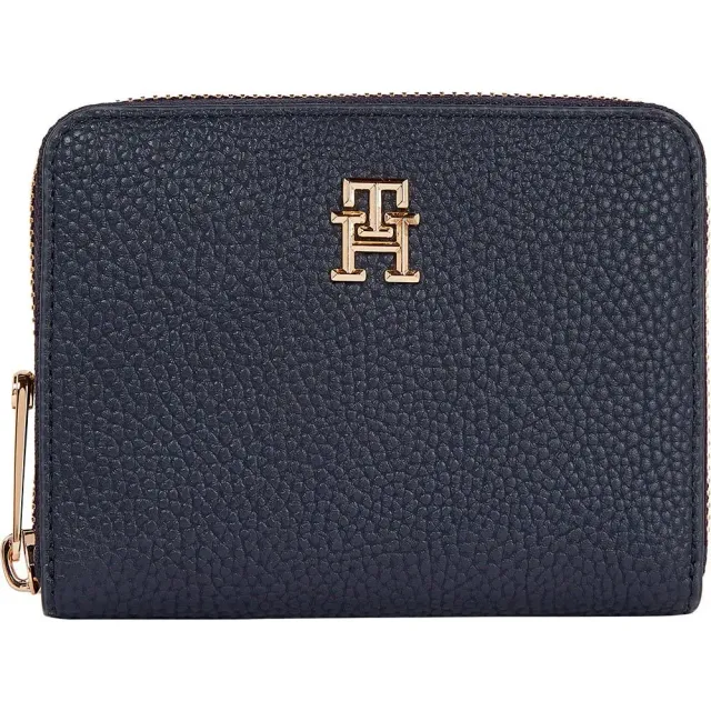 Tommy Hilfiger TH Emblem Medium portafoglio blu Space Blue