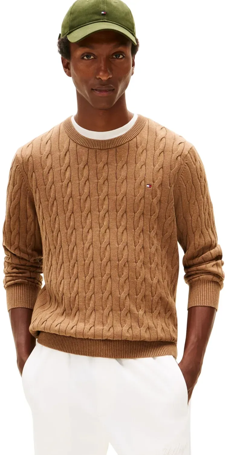Tommy Hilfiger Classic Cable maglione MW0MW33132 marrone M