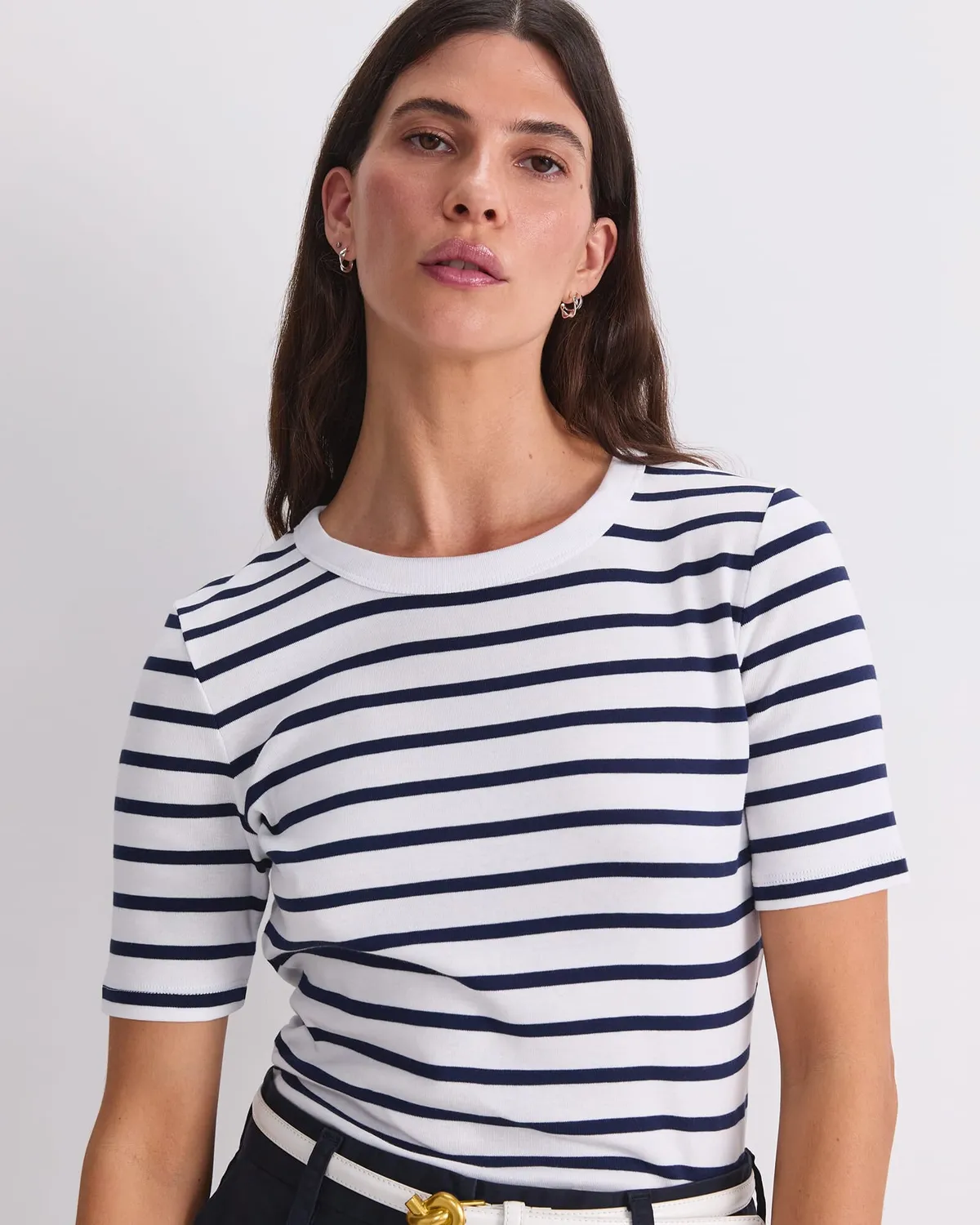 Sportscraft Heidi t-shirt cotone elasticizzato righe donna