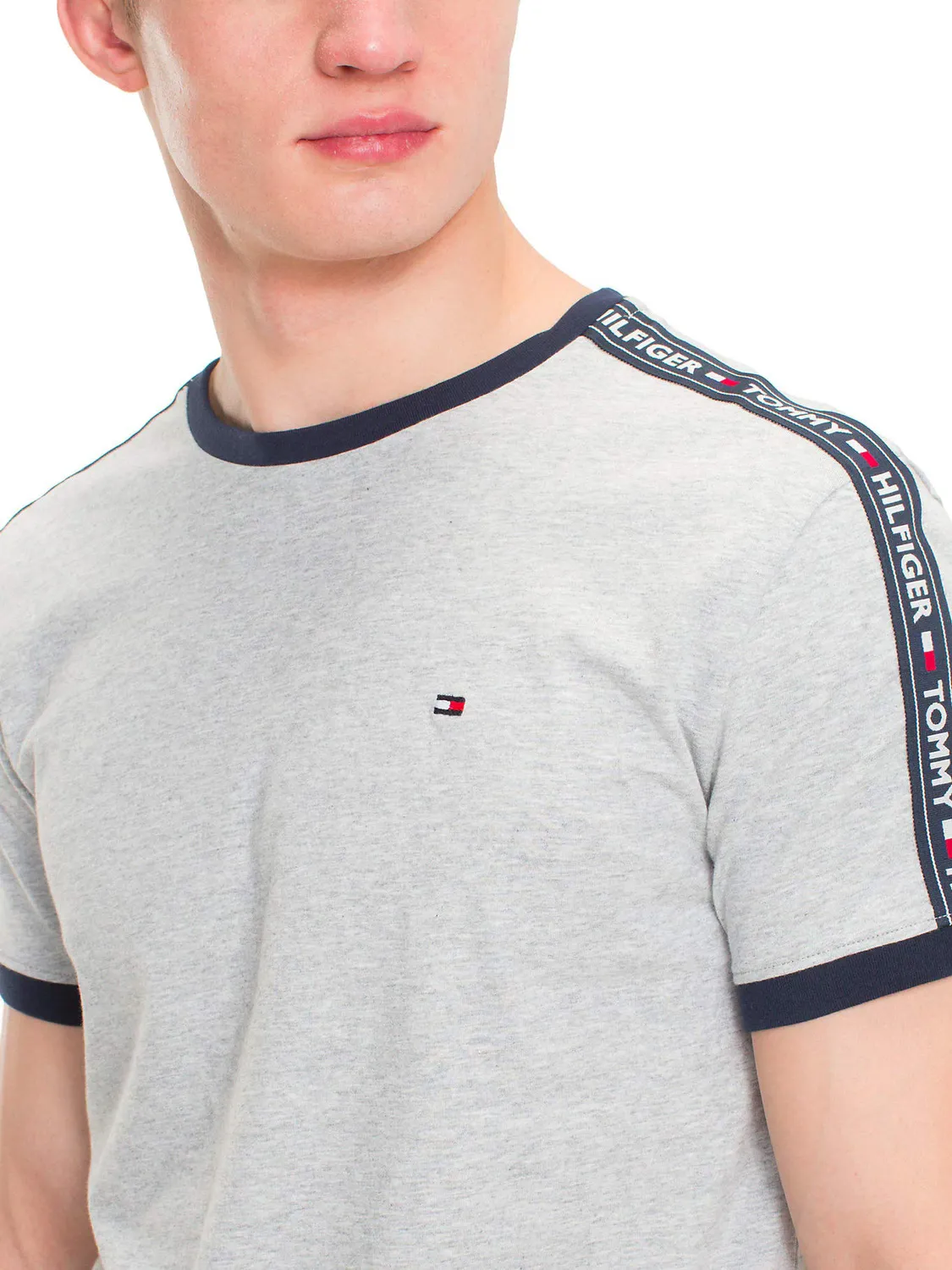 Tommy Hilfiger Adaptive RN Tee UM0UM00562 t-shirt grigia