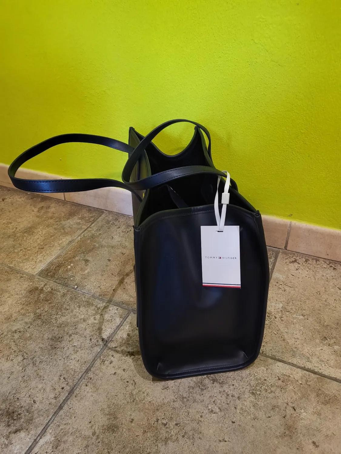 Tommy Hilfiger Tote pelle sintetica borsa donna blu onesize