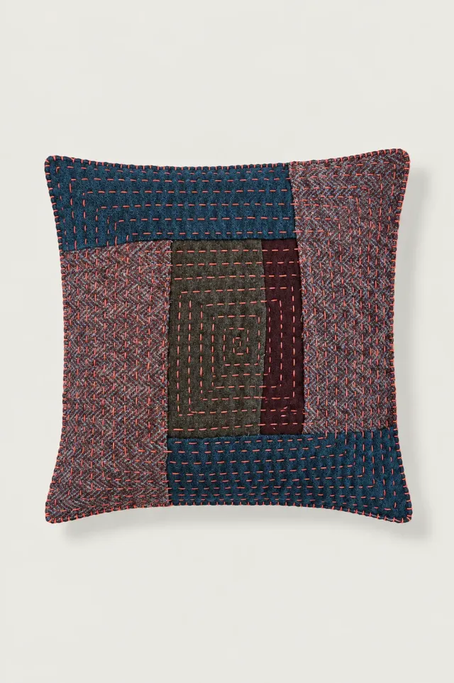 Massimo Alba Pillow cuscino mulberry patchwork mano