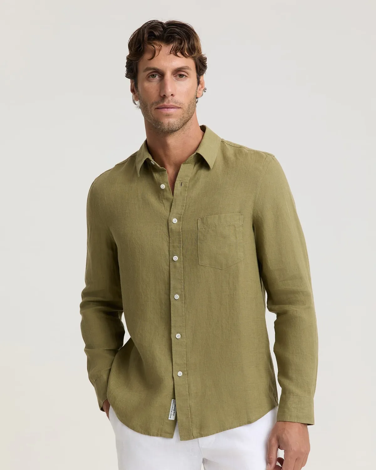 Sportscraft Linen camicia lino maniche lunghe