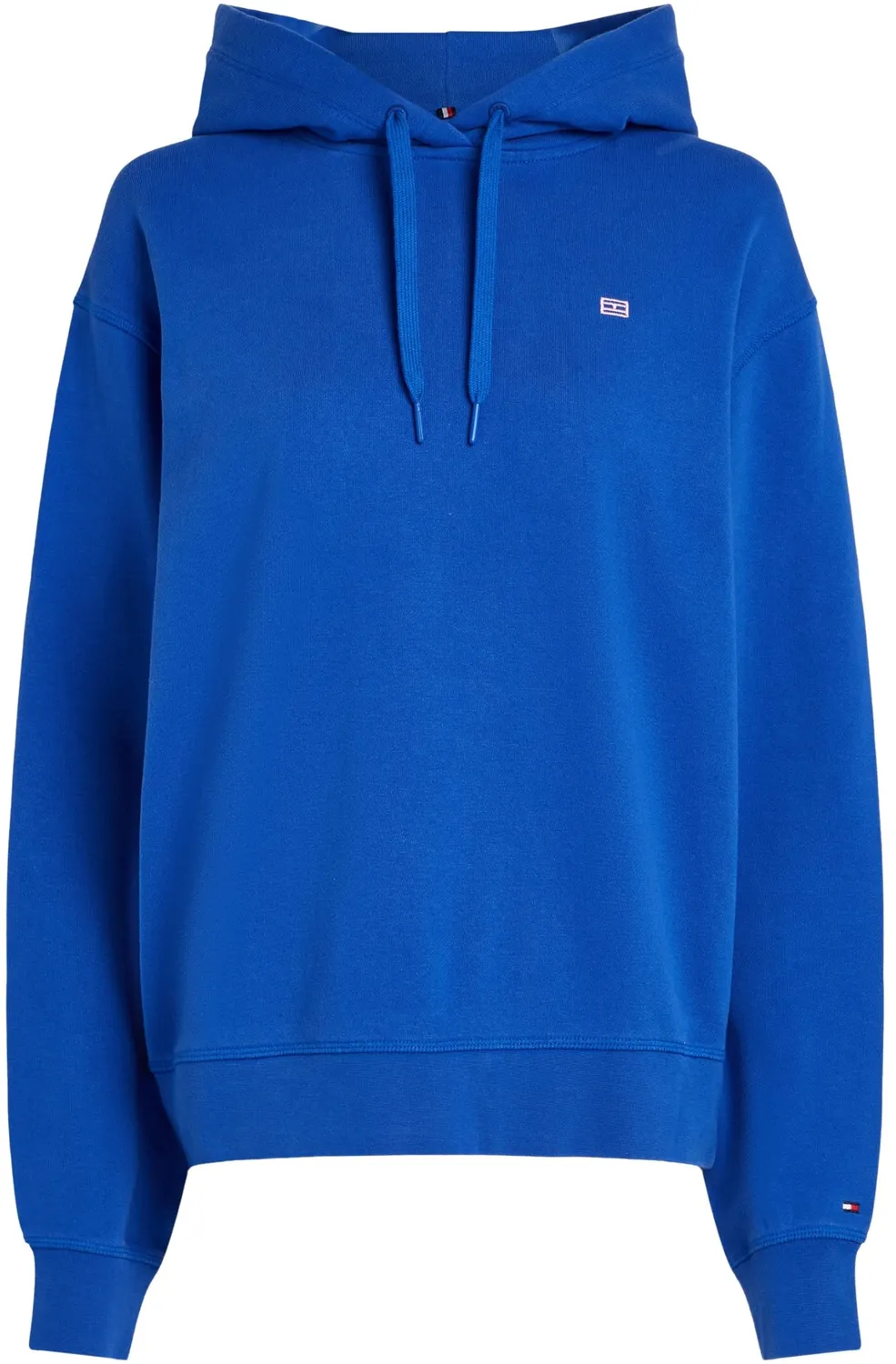 Tommy Hilfiger Contrast Flag felpa cappuccio donna regular