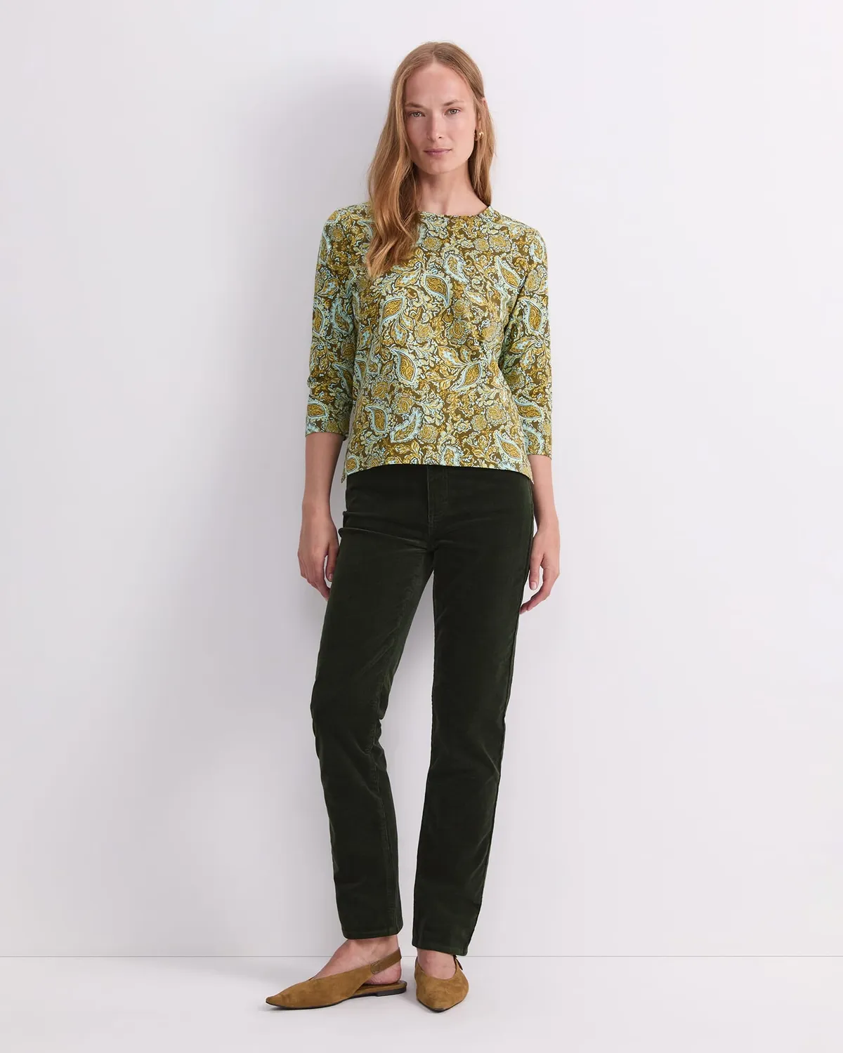 Sportscraft Paisley Mercerised Tee maglietta donna