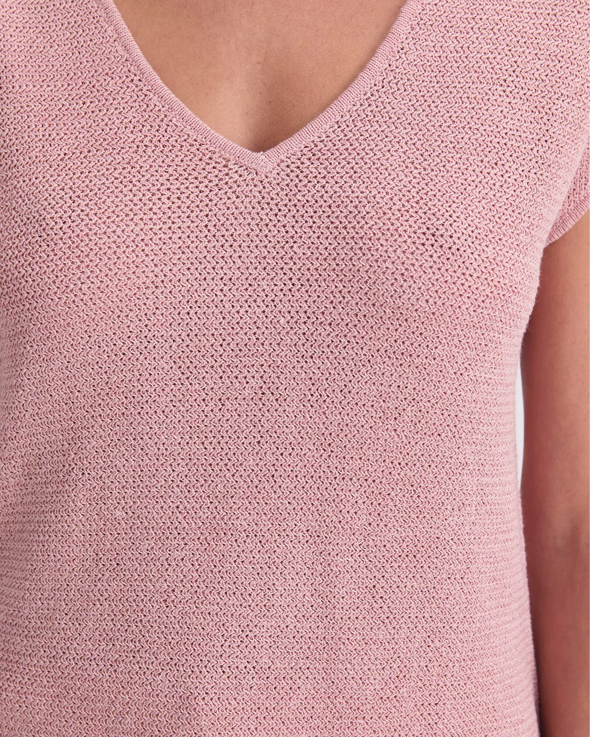 Sportscraft Luisa 119407 maglia donna scollo V lino