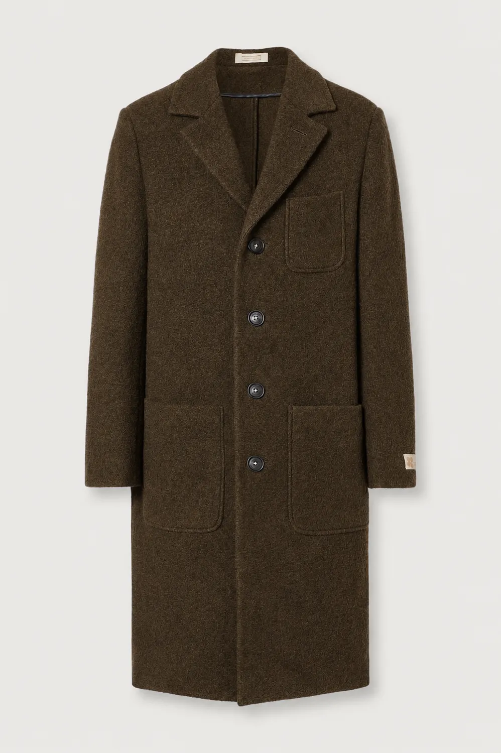 Massimo Alba Florio10 cappotto lana double militare