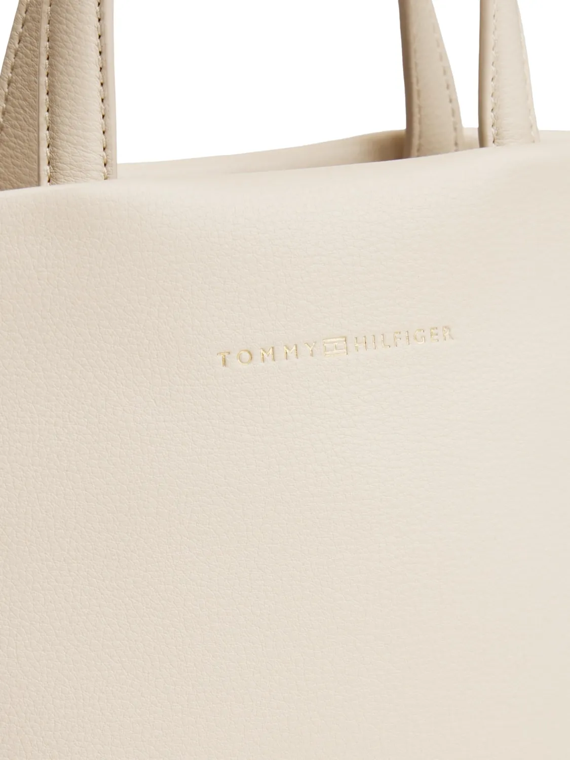 Tommy Hilfiger TH Logotape Mini Tote borsa beige Classic Beige
