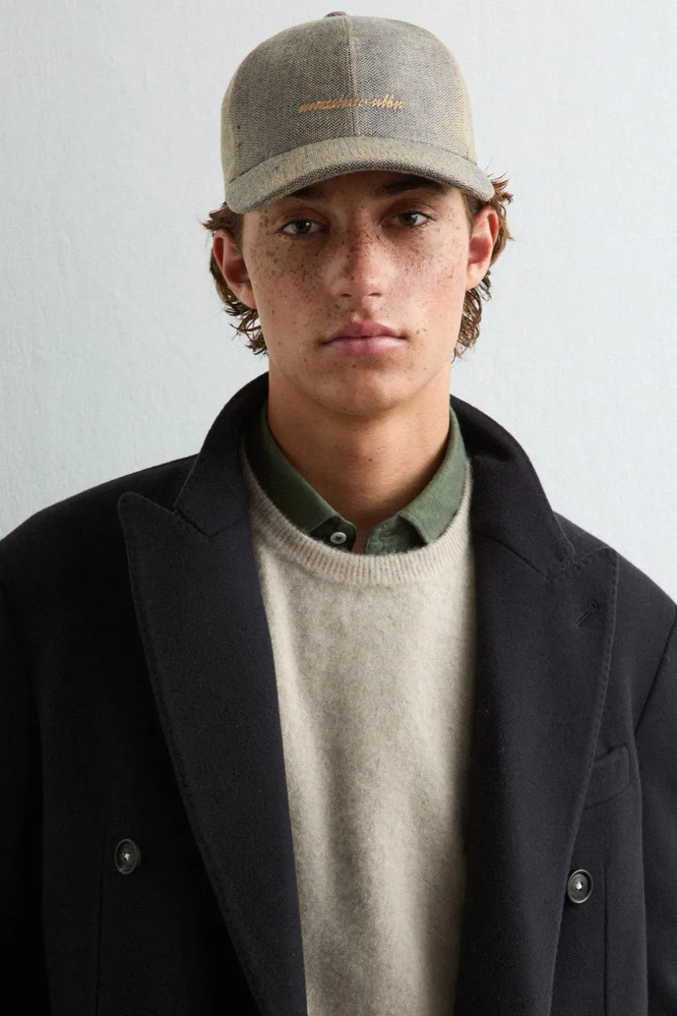 Massimo Alba Chance cappello baseball Altomare lino