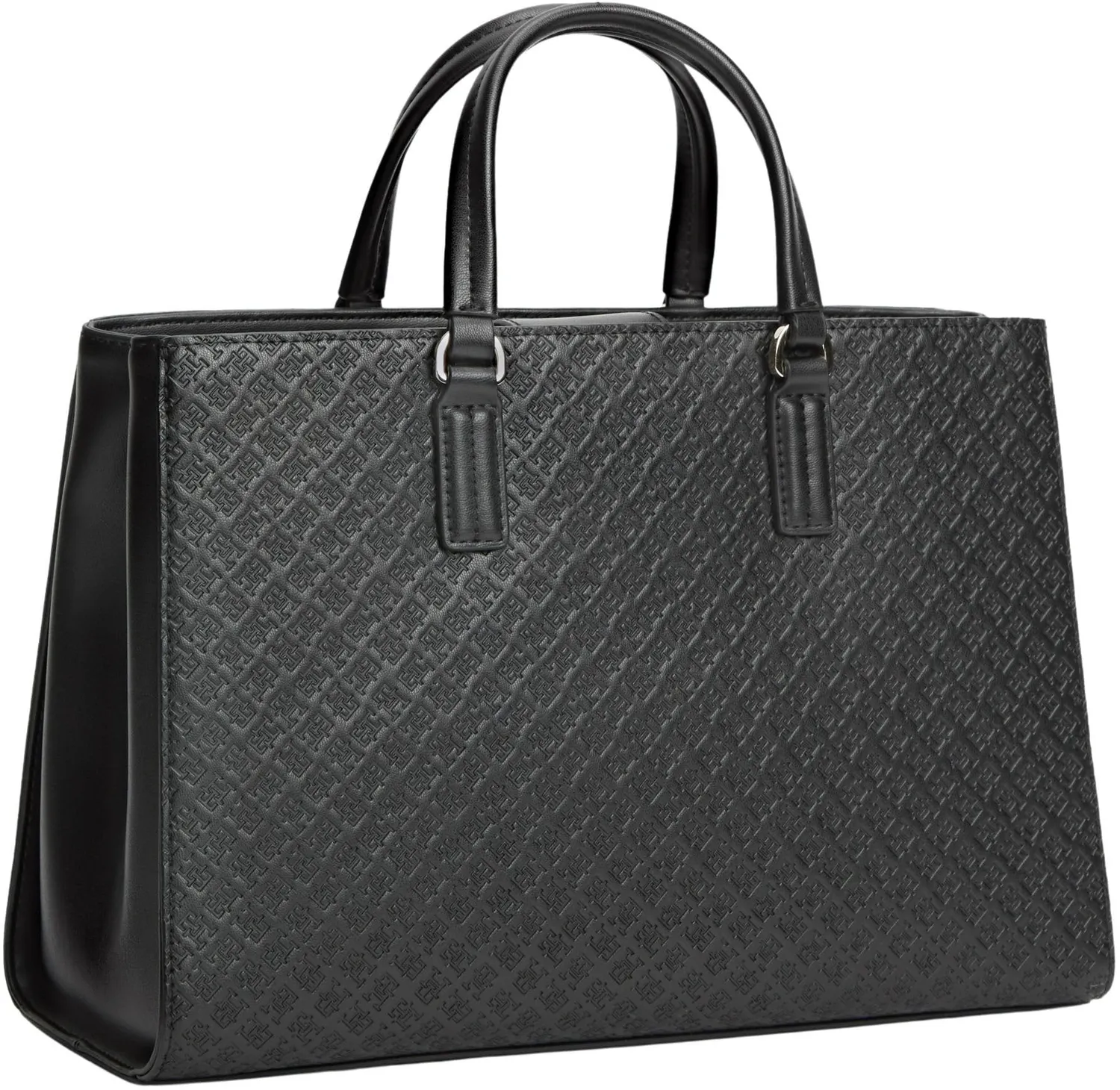 Tommy Hilfiger TH Daily Satchel Mono Borsetta Donna Nera 7L