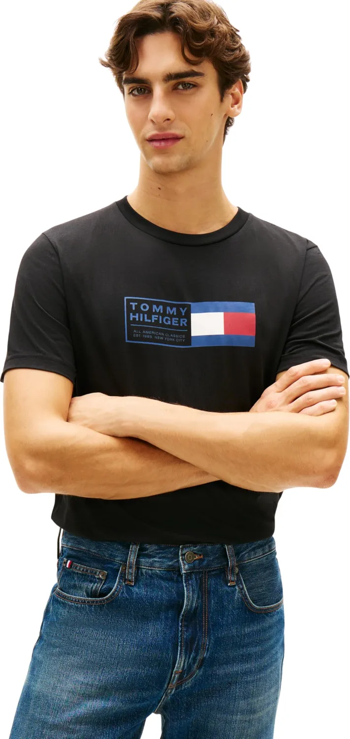 Tommy Hilfiger Brand Love MW0MW42366 maglietta uomo bianca