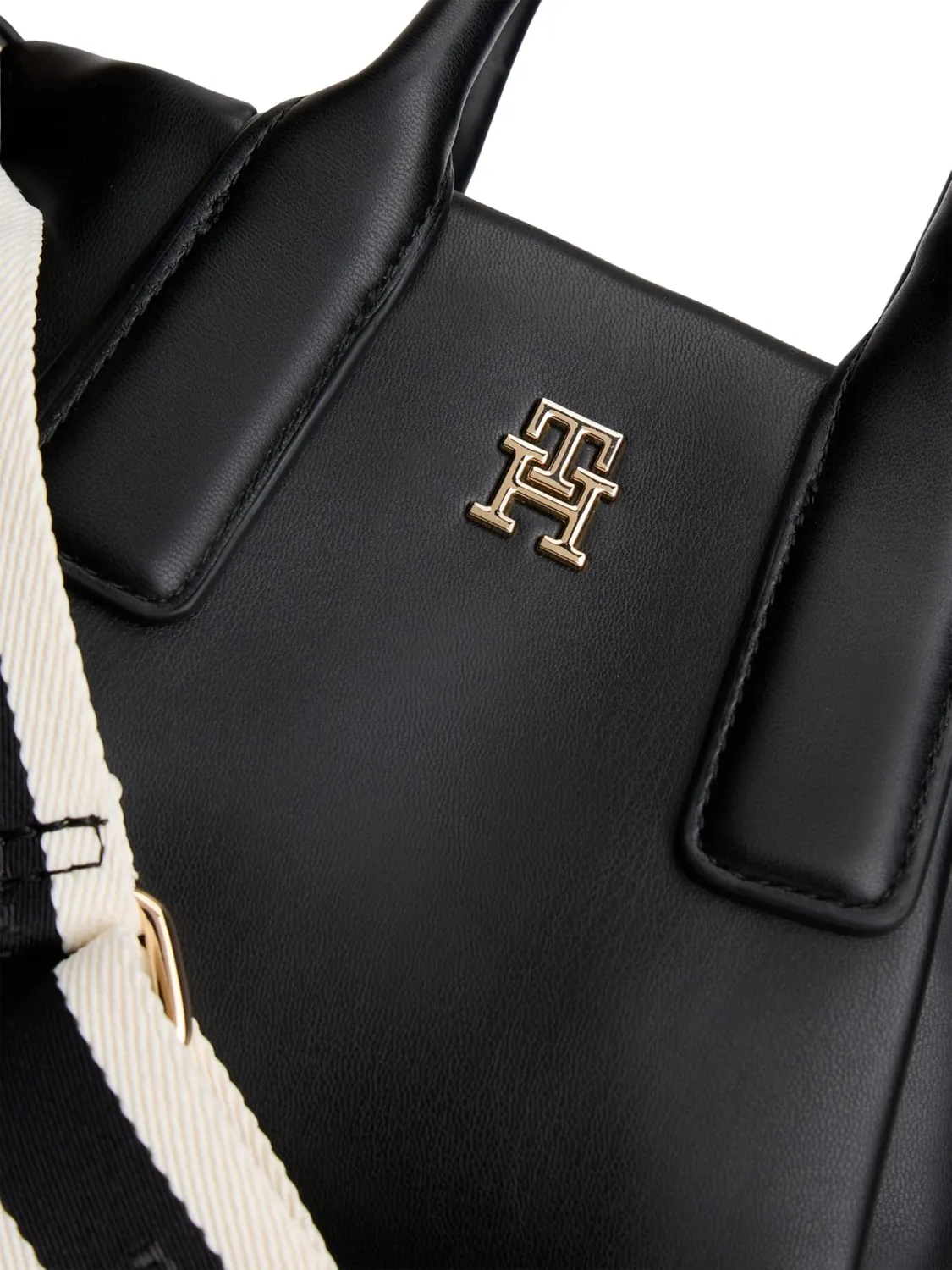 Tommy TH Essential AW0AW18371 Mini Tote Nera Donna