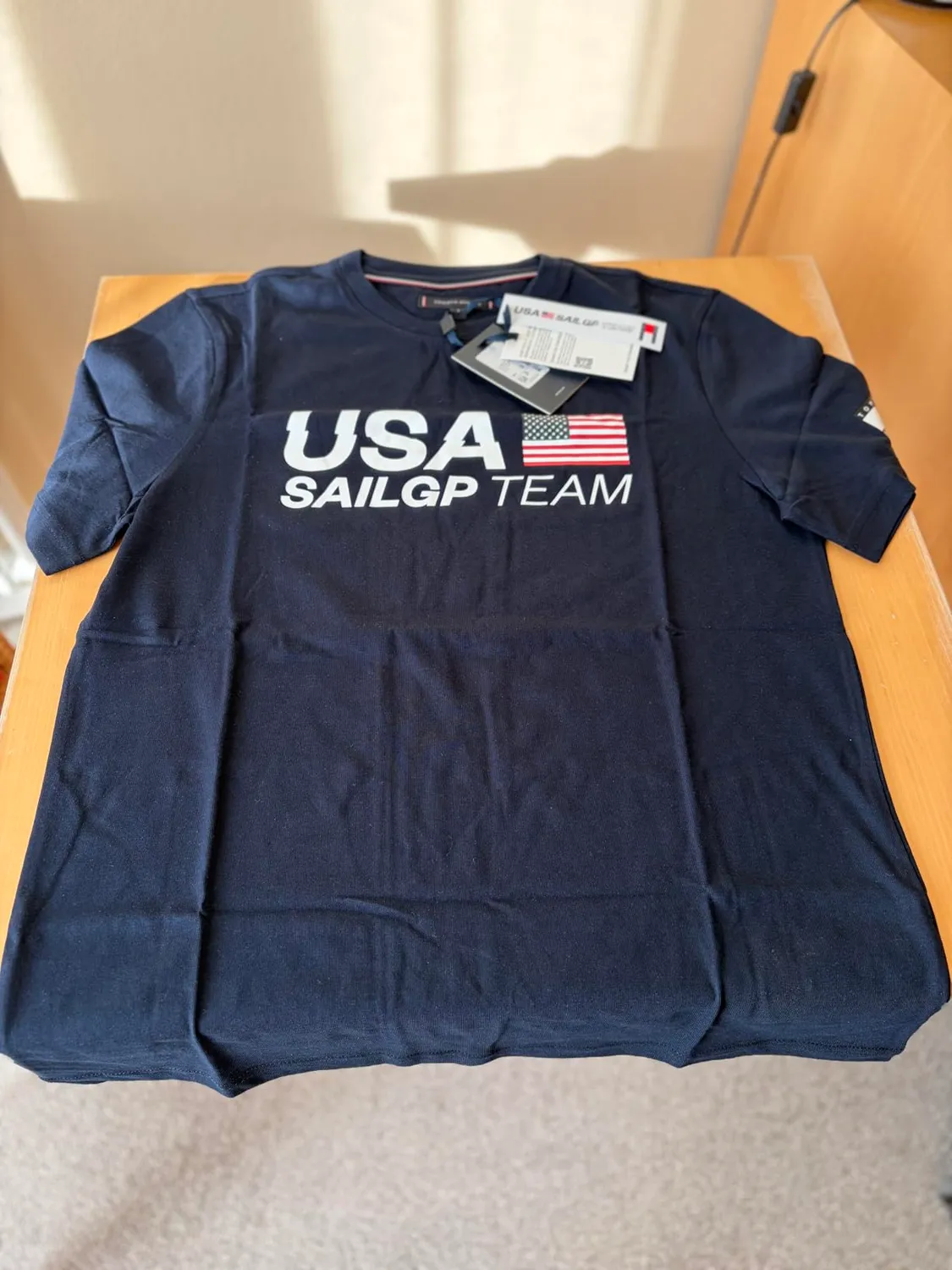 Tommy Hilfiger SailGP MW0MW45089 t-shirt uomo XXL logo