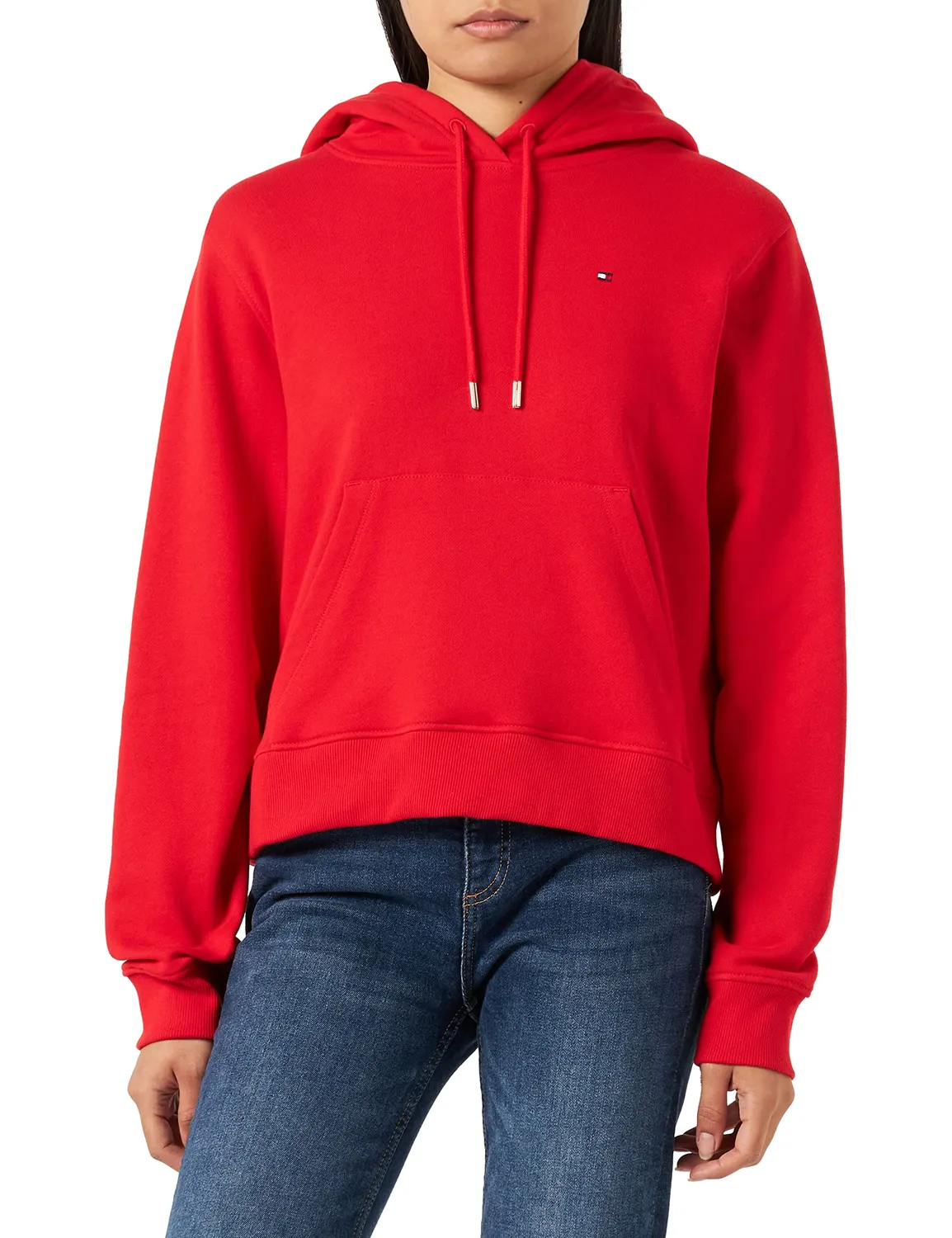 Tommy Hilfiger 1985 Ww0ww37800 felpa cappuccio donna terry