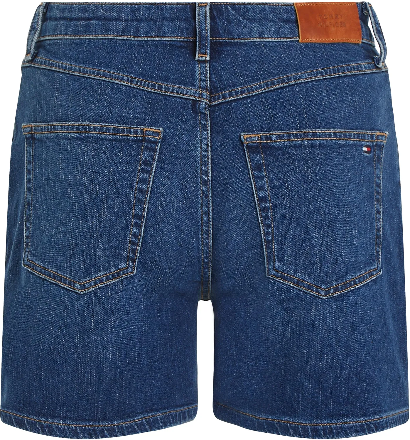 Tommy Hilfiger Kai Straight shorts jeans donna elastici 27W