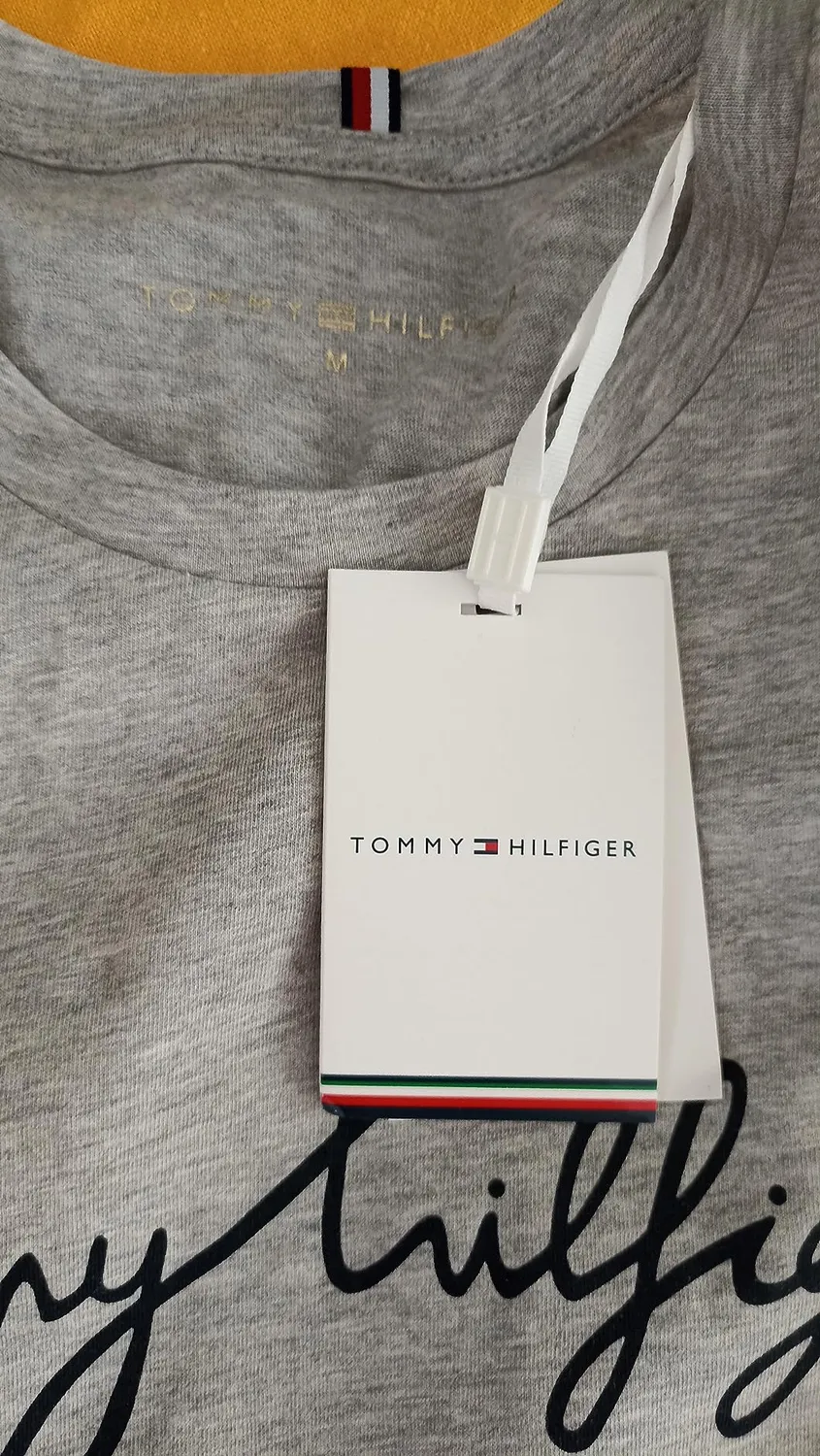 Tommy T-shirt donna nero Masters Black grafica cotone