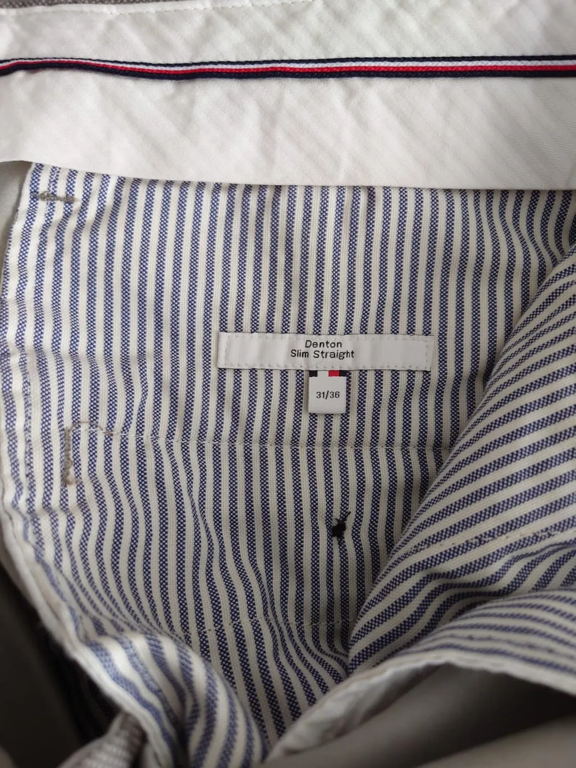 Tommy Hilfiger Denton MW0MW44330 chino uomo 34W/32L stampato