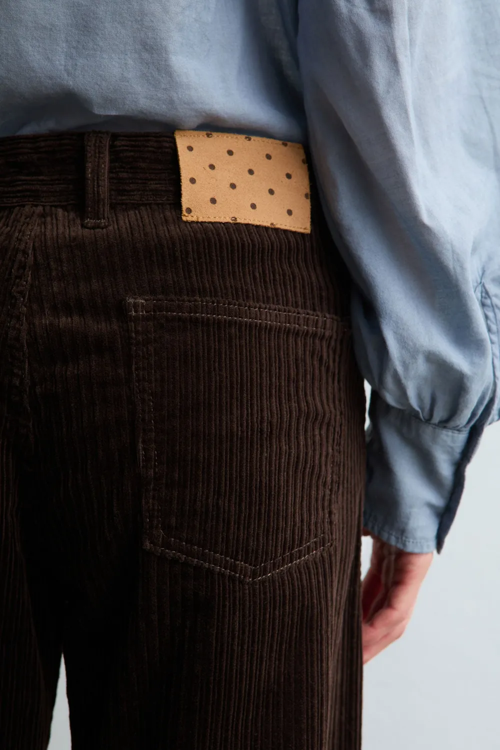 Massimo Alba Squalo pantaloni velluto Darkwood donna coste