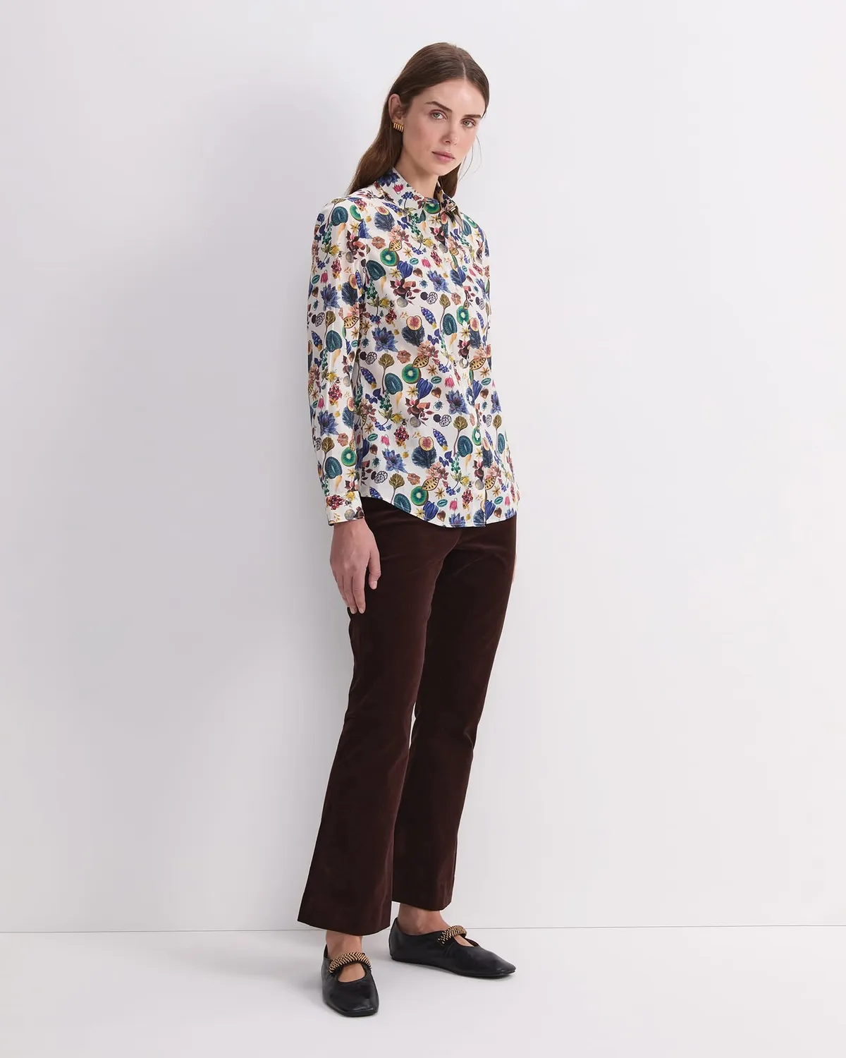 Sportscraft Floral Earth Liberty Magic camicia donna cotone