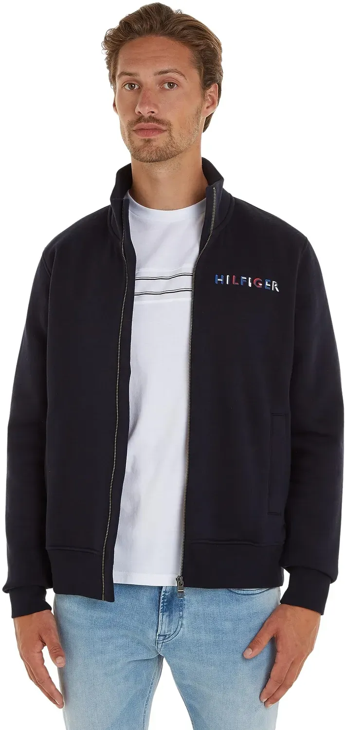 Tommy Hilfiger RWB MW0MW32357 Felpa Zip Uomo 3XL Pesante