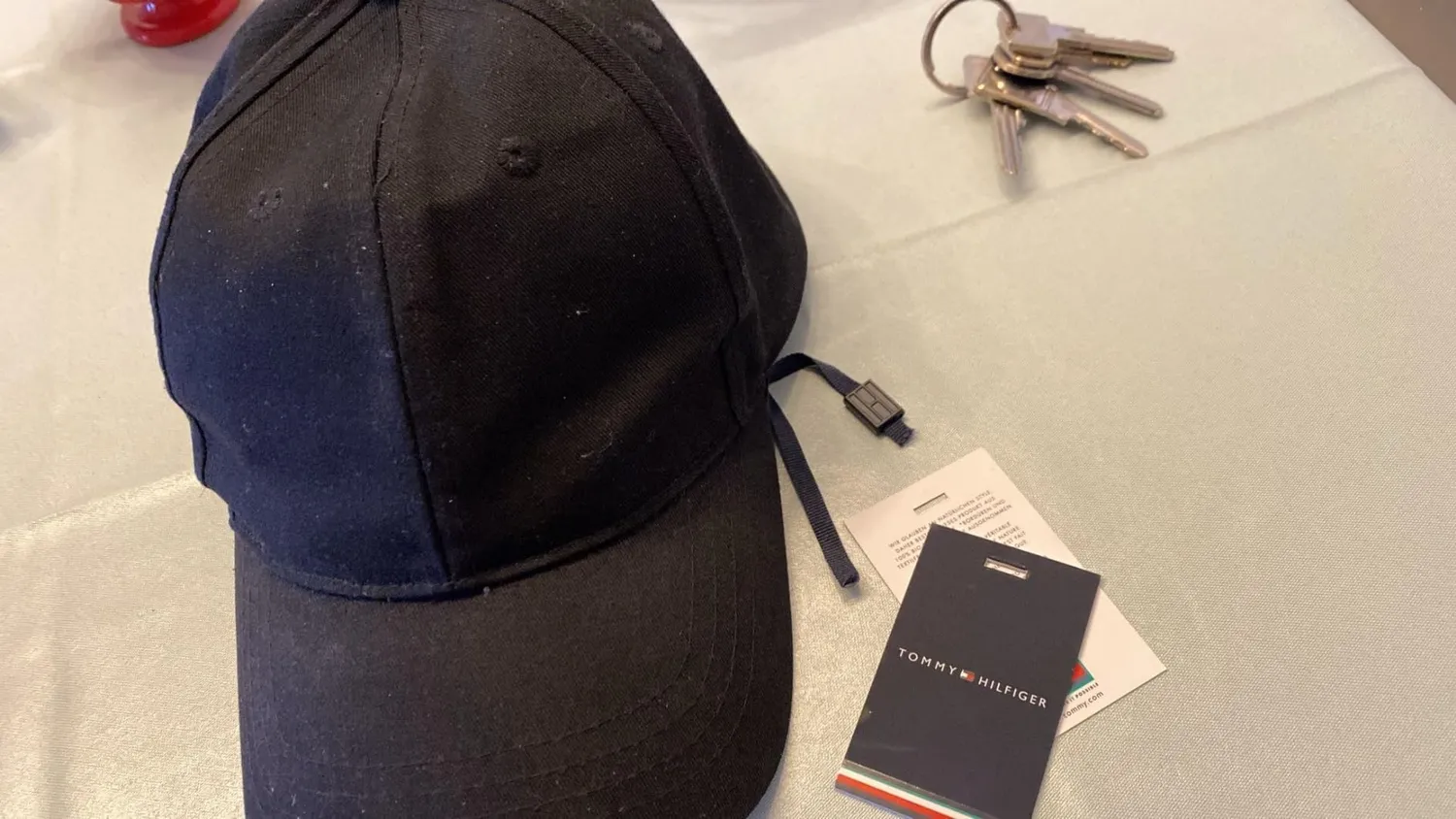 Tommy Hilfiger TH Established cappellino baseball blu taglia regolabile