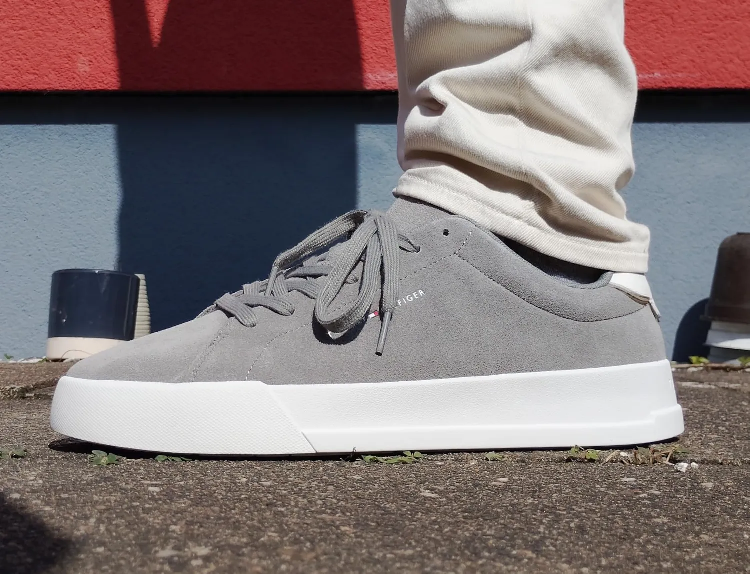 Tommy Hilfiger TH Court Core sneakers basse 46 EU scamosciato
