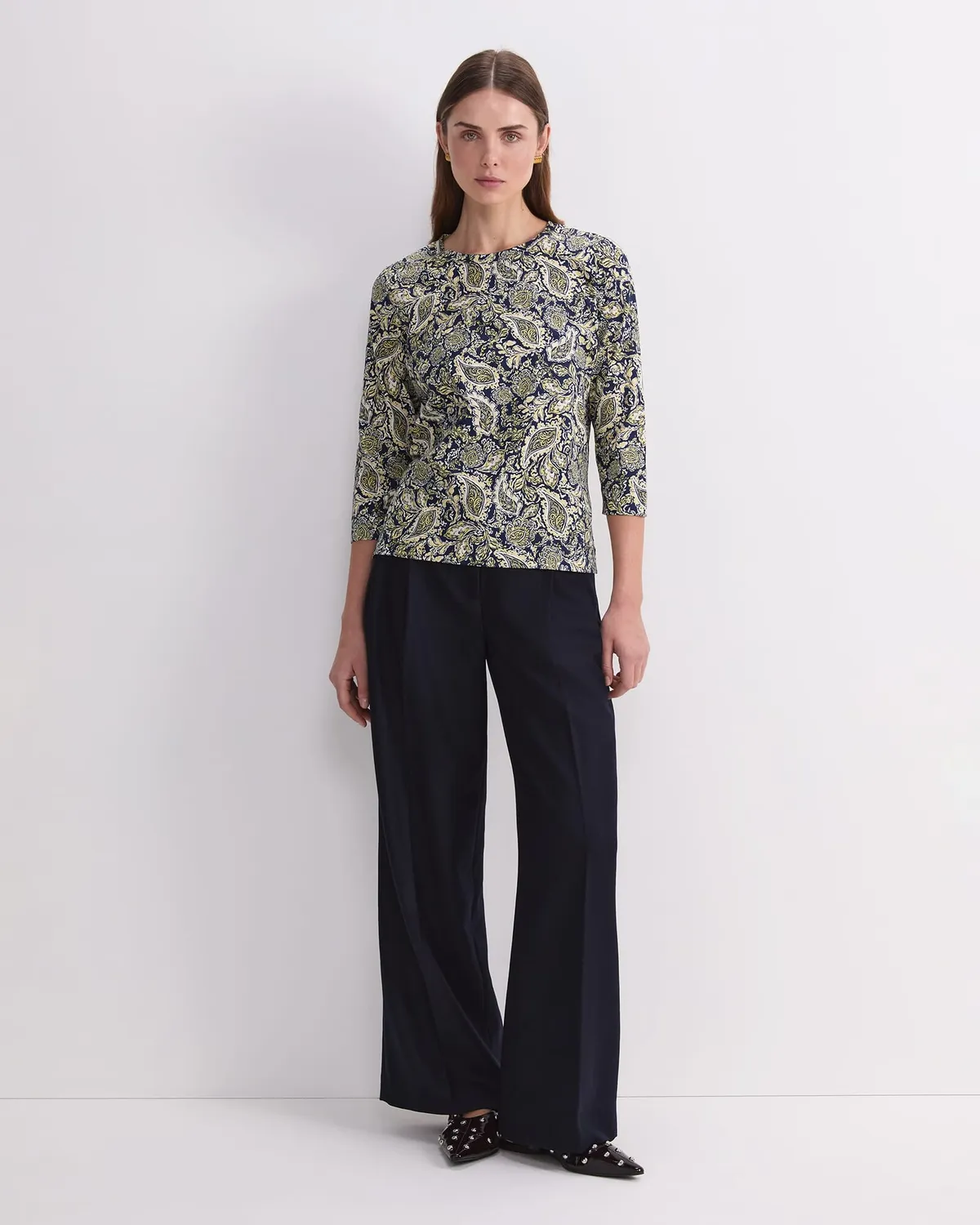 Sportscraft Paisley Mercerised Maglietta Donna Cotone