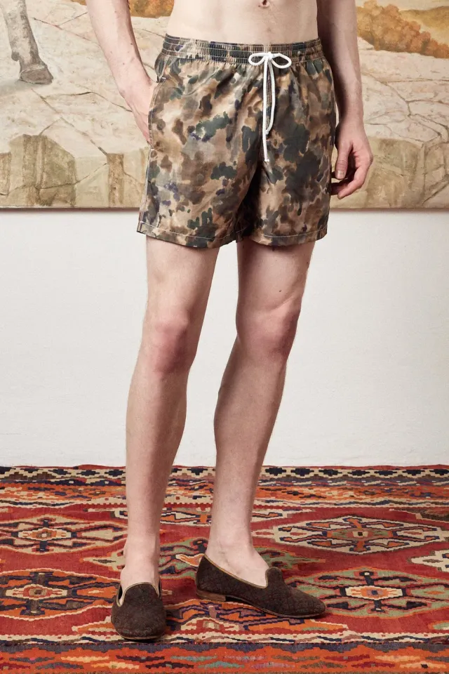 Massimo Alba Kite costume uomo military poliestere