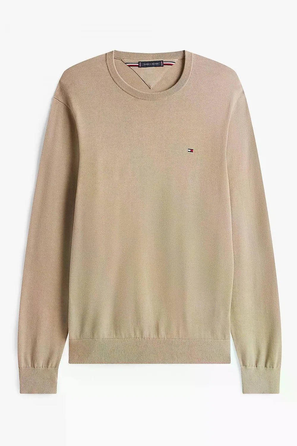 Tommy Hilfiger Essential Cotton Pullover Beige XXL