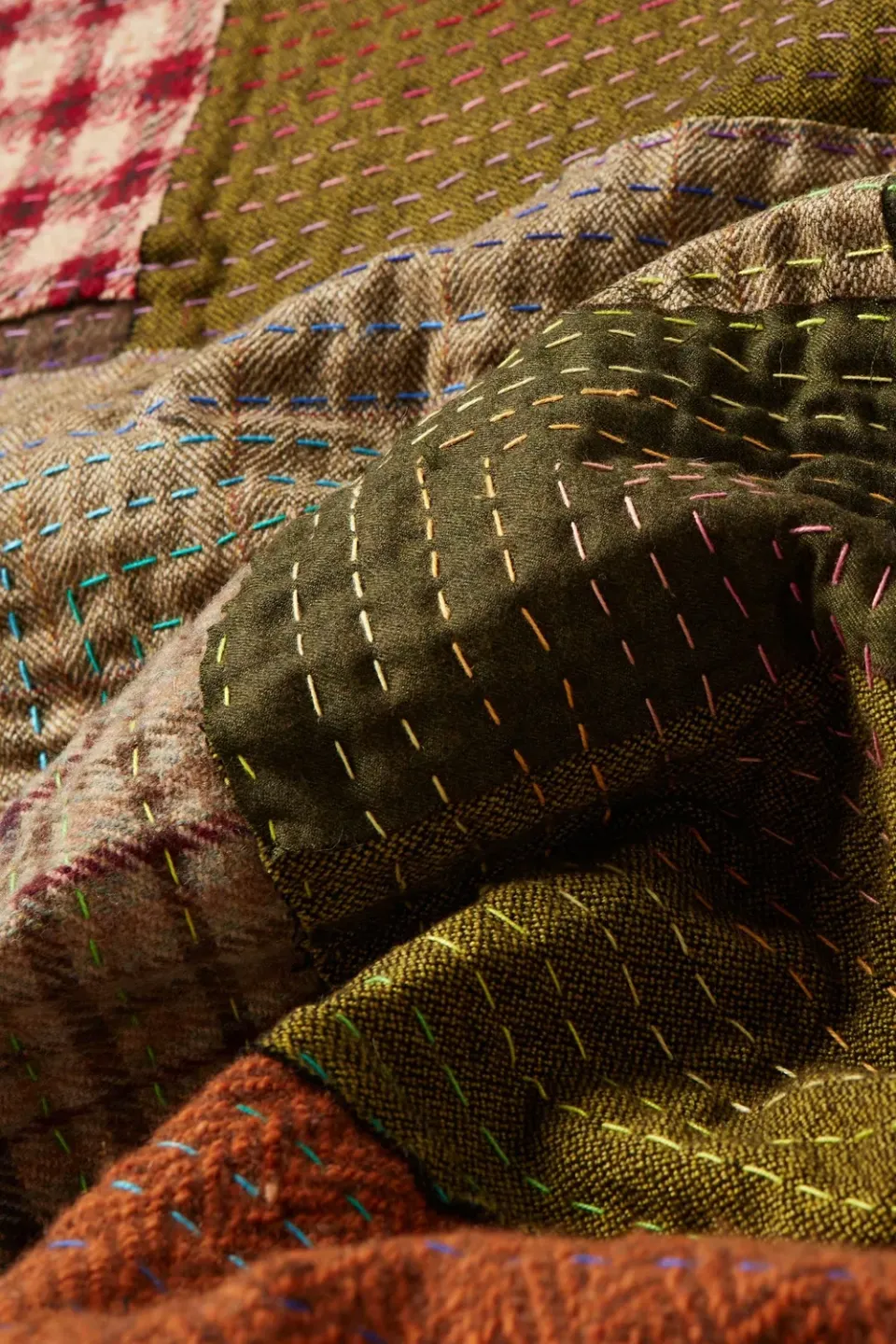 Massimo Alba Plaid II/2 plaid patchwork 140x140