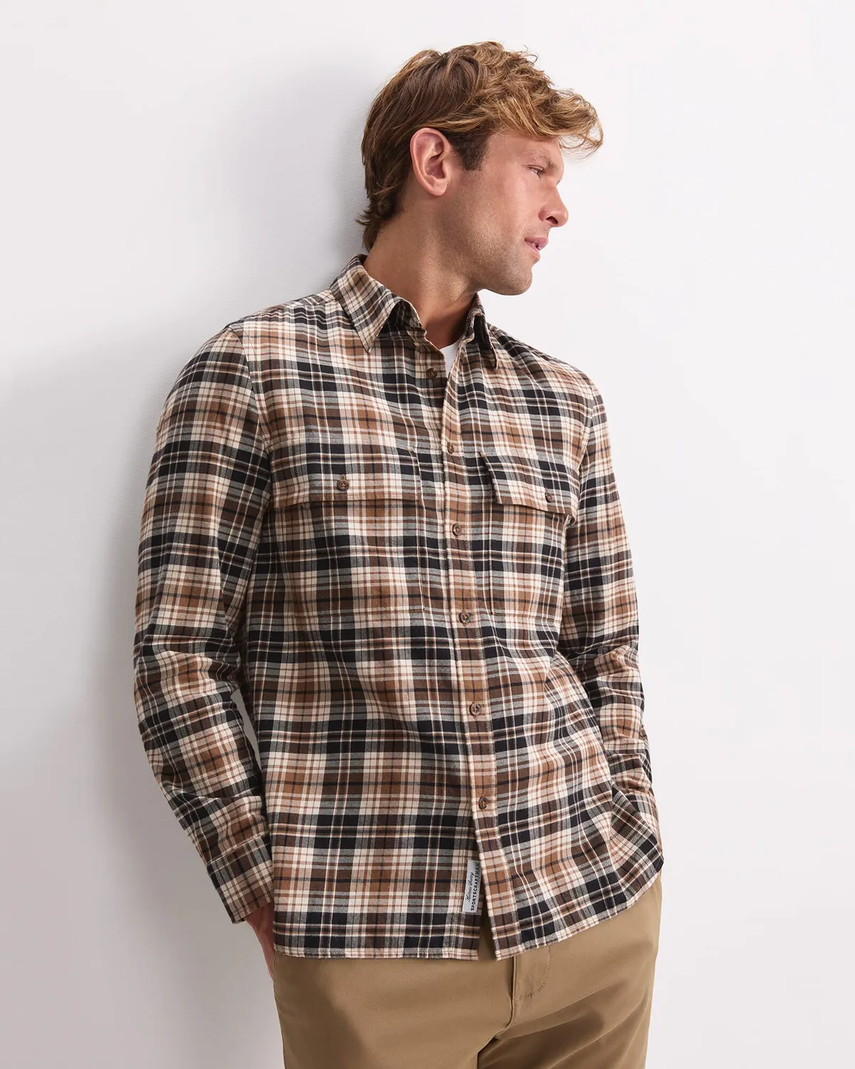 Sportscraft Xavier 208120 camicia flanella uomo cotone
