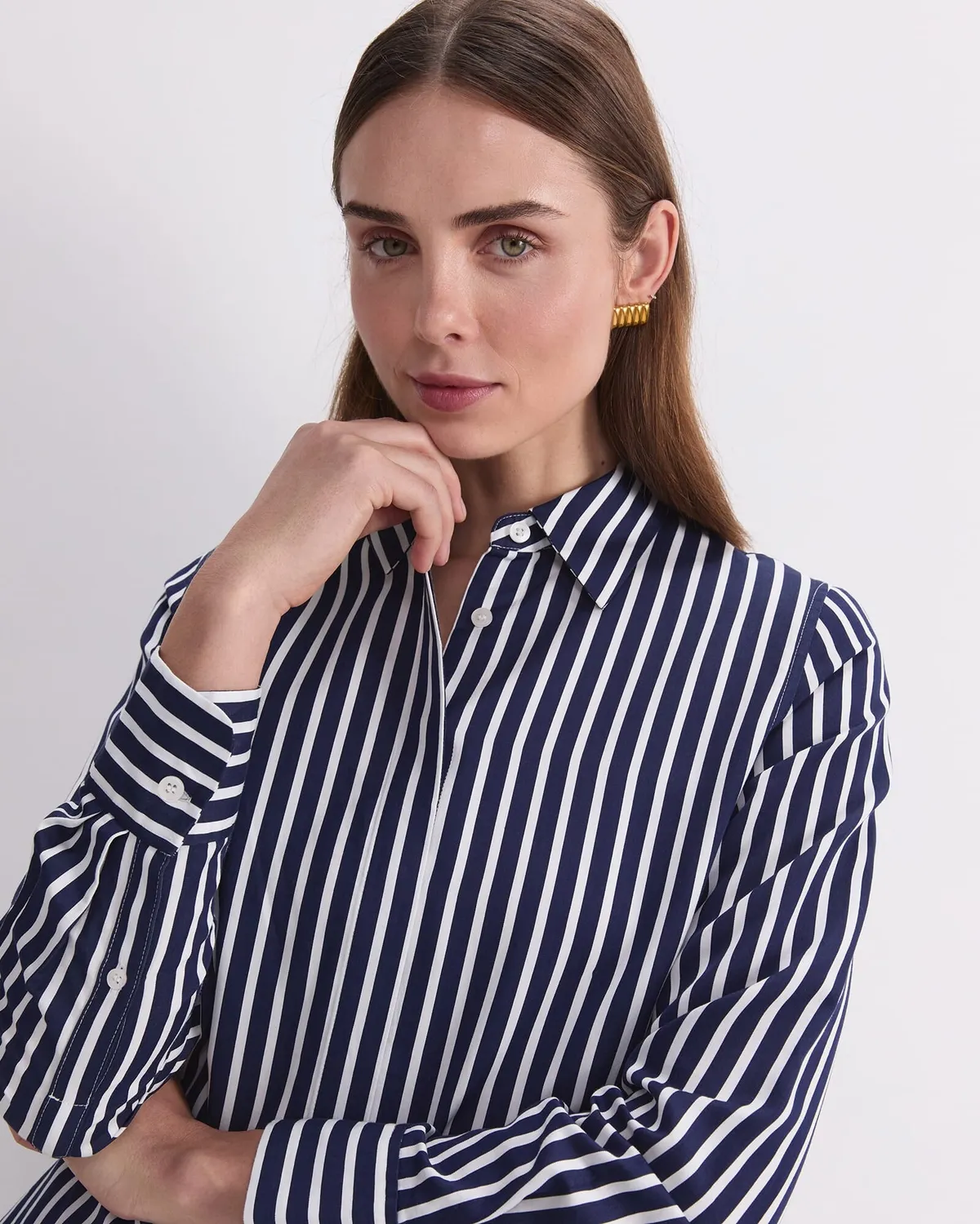 Sportscraft Hannah Stripe Camicia Donna Cotone Seta a Righe