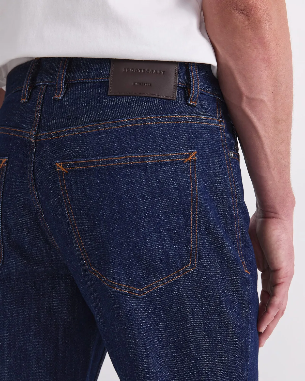 Sportscraft Anderson Straight jeans uomo indaco