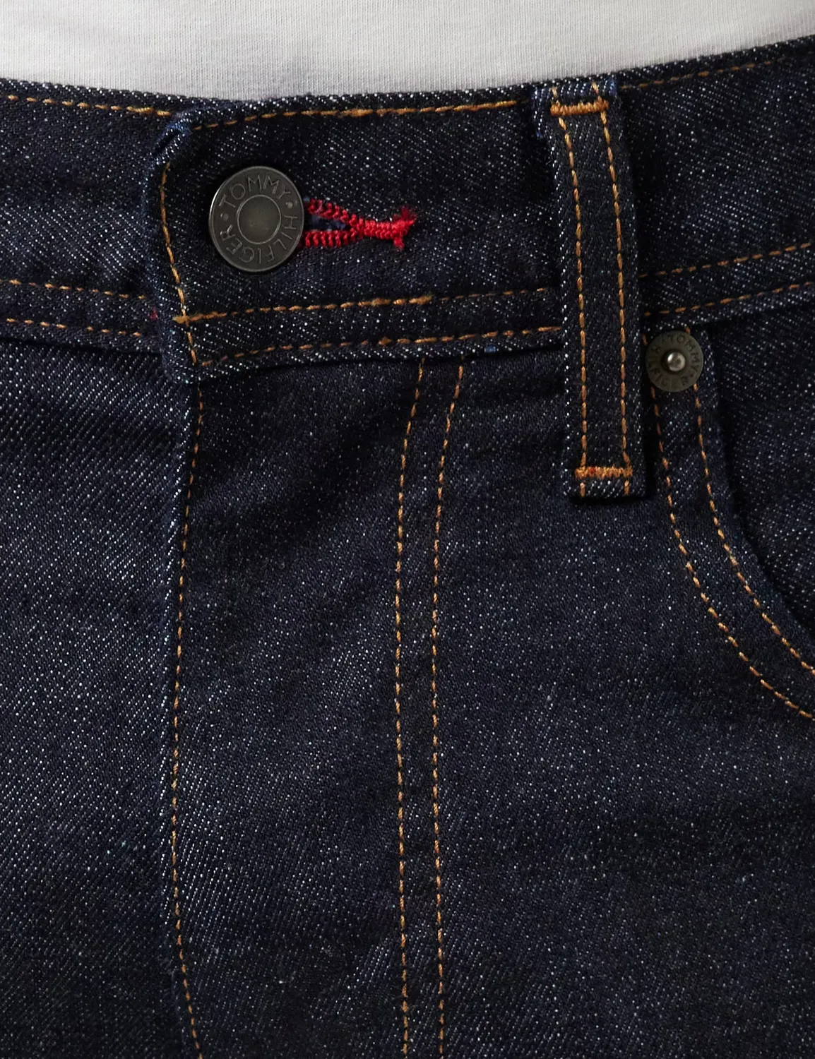 Tommy Hilfiger Core Straight Denton jeans uomo blu elasticizzato