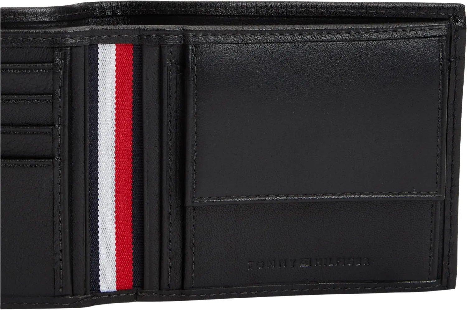 Tommy Hilfiger AM0AM14795 portafoglio bifold nero uomo