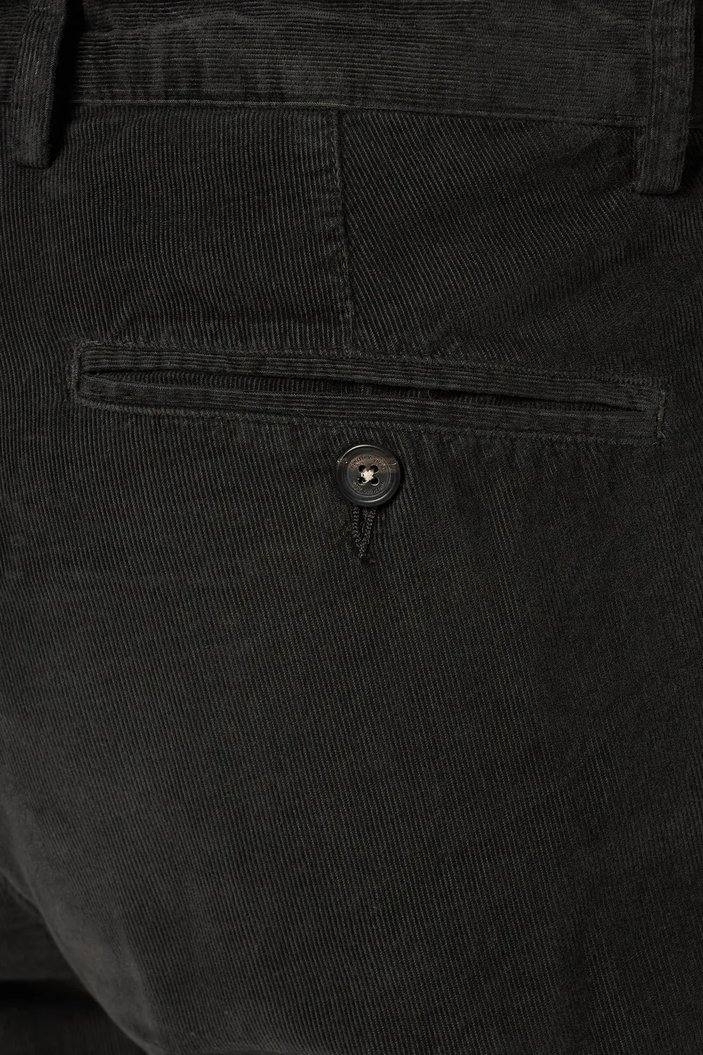 Massimo Alba Mauko pantaloni vellutino nero lavato