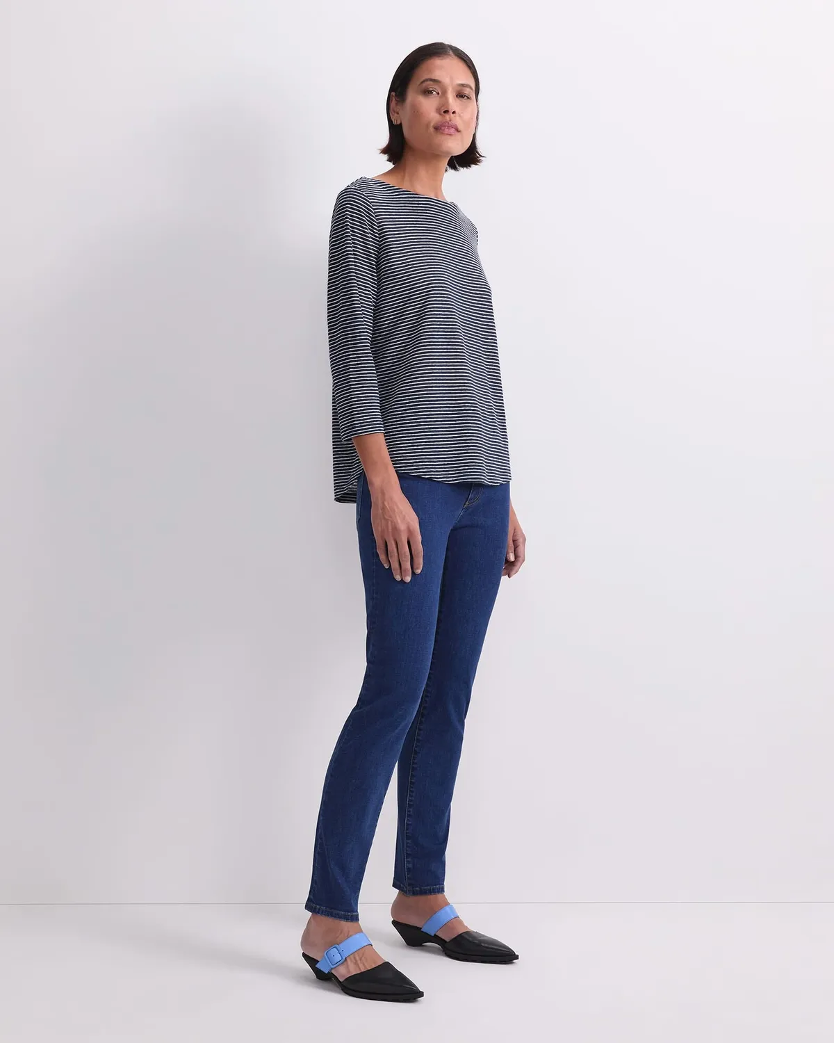 Sportscraft Cecile top lino scollo barca donna