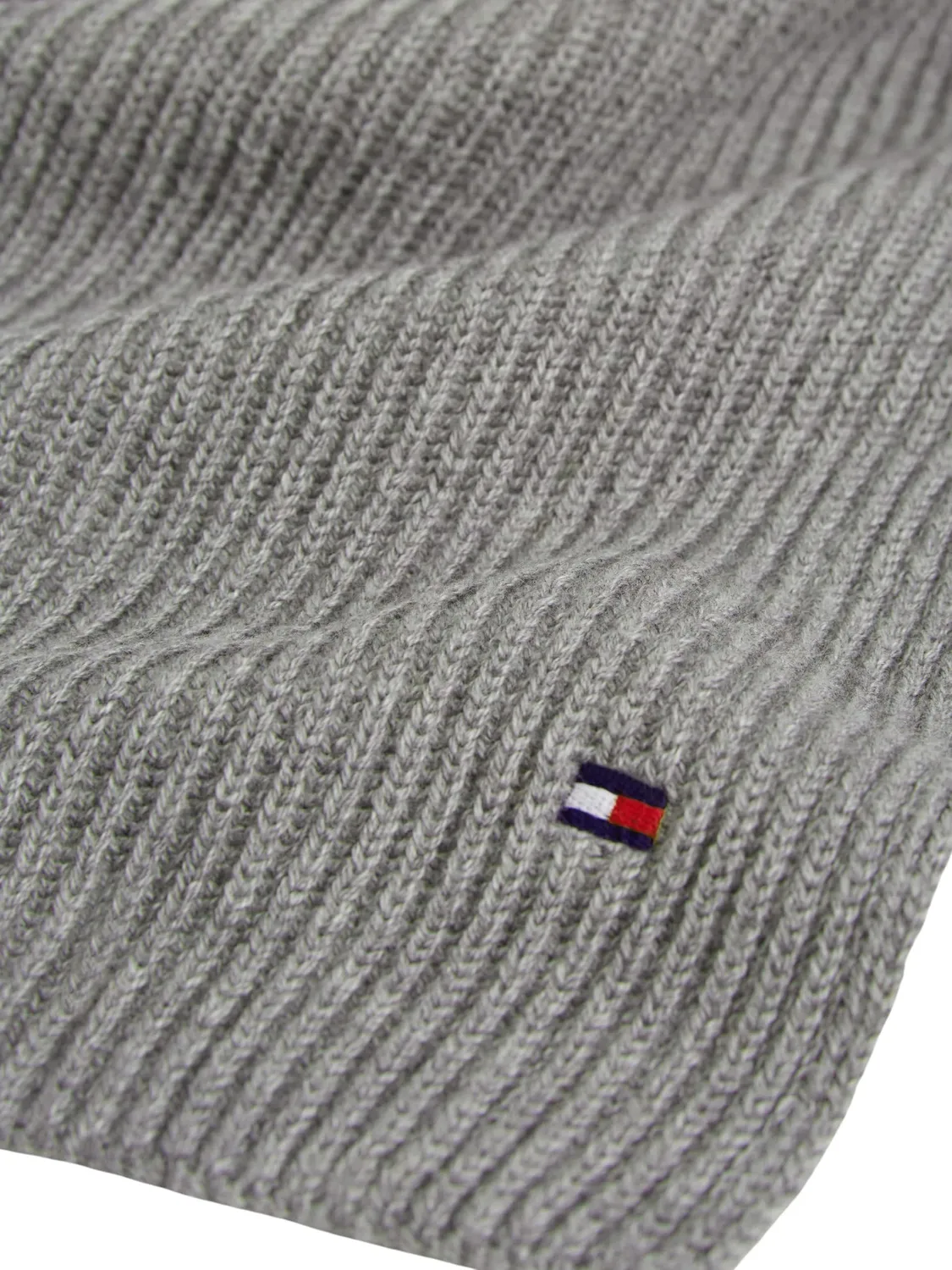 Tommy Hilfiger AM0AM12847 sciarpa cotone pima grigia