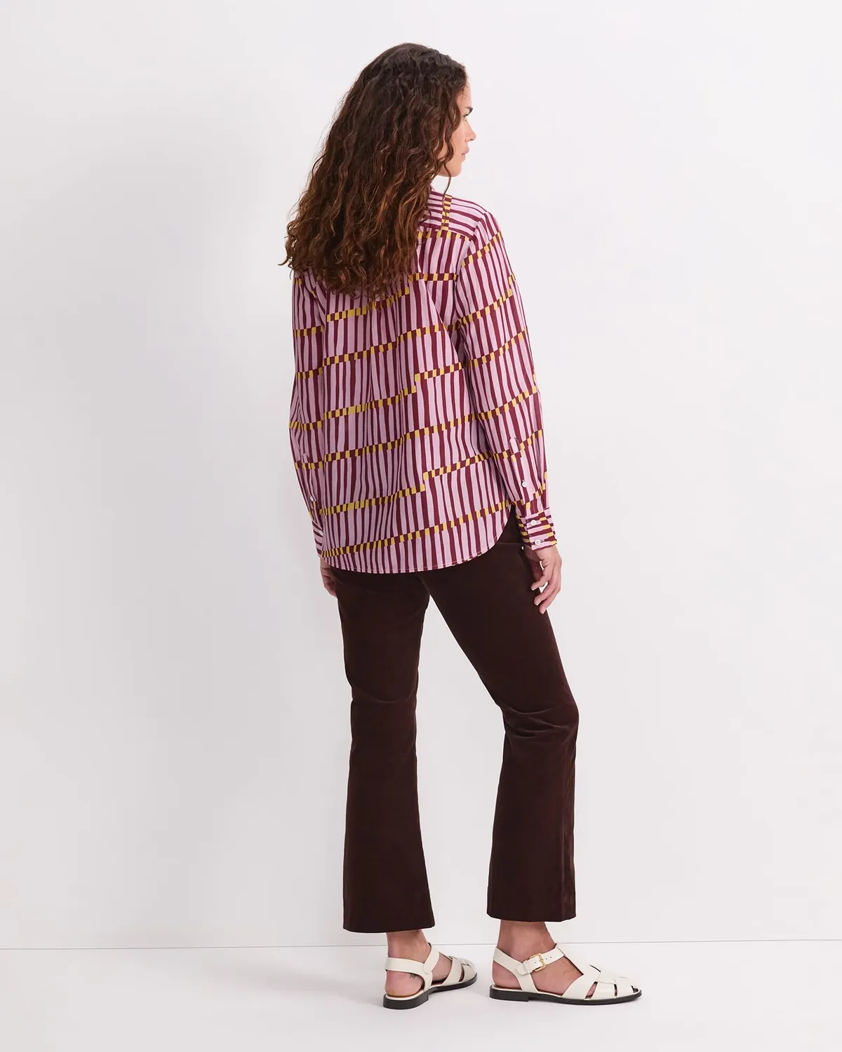 Sportscraft Rani camicia cotone seta fantasia geo