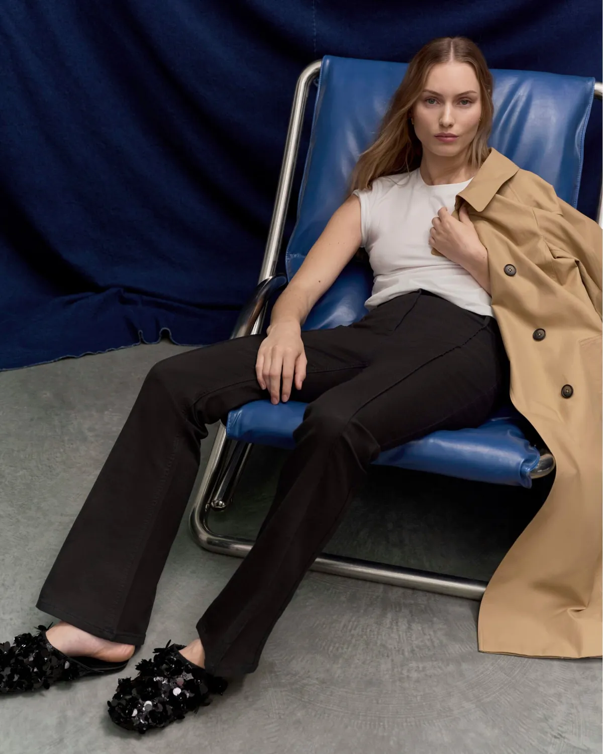 Sportscraft Nyra Pintuck jeans donna kick flare