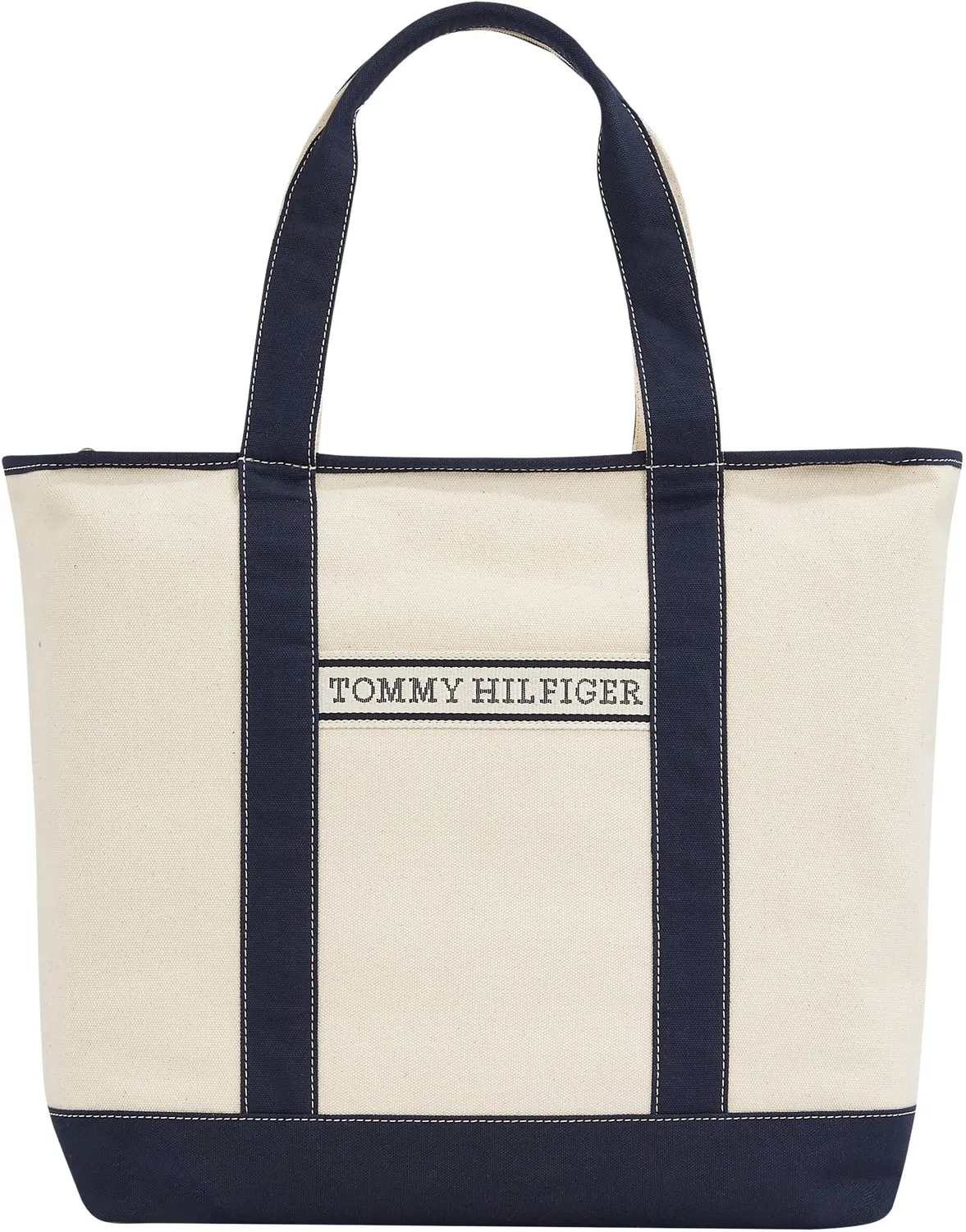 Tommy Hilfiger Summer Canvas tote donna kaki tela
