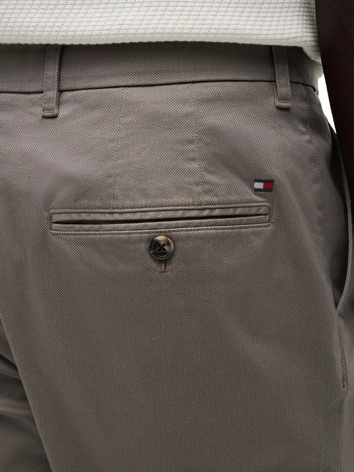 Tommy Hilfiger chino uomo pantaloni twill cotone regular