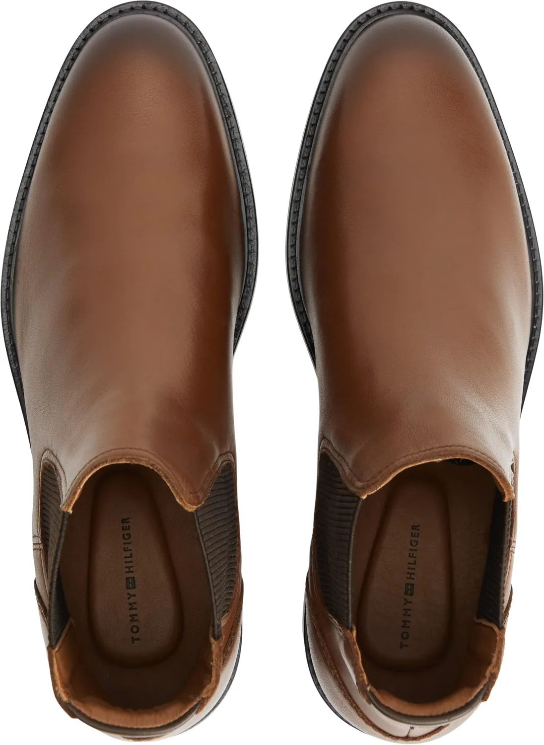 Tommy Hilfiger FM0FM05935 stivali Chelsea uomo 44.5 cognac