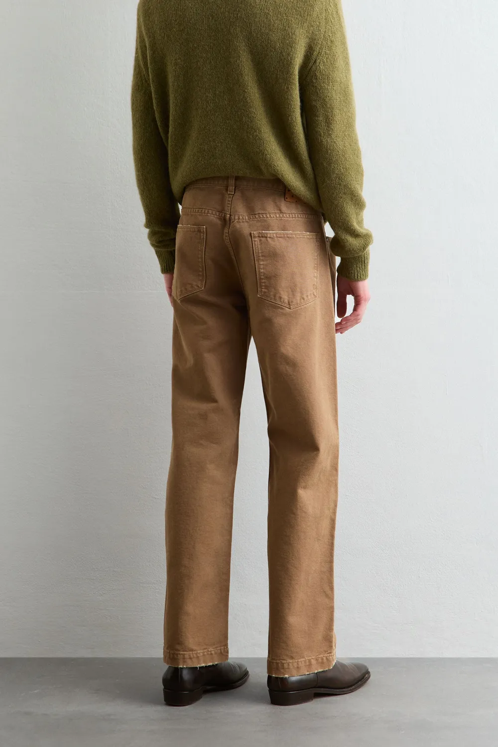 Massimo Alba Oceano pantaloni canvas cotone rusk