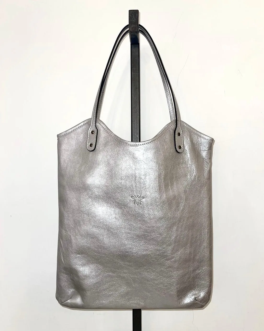 LOL Roma Irma borsa spalla pelle suede testa di moro