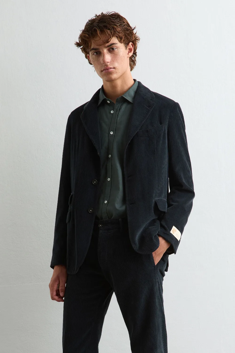Massimo Alba Sloop abito velluto dark blue