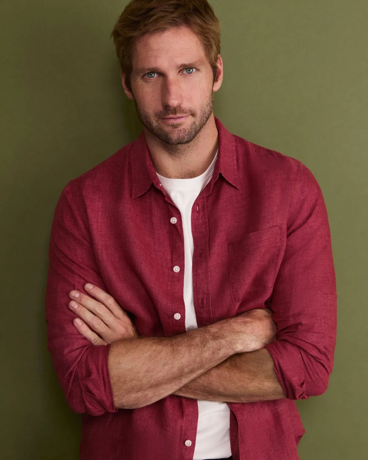 Sportscraft Linen Delave camicia lino manica lunga