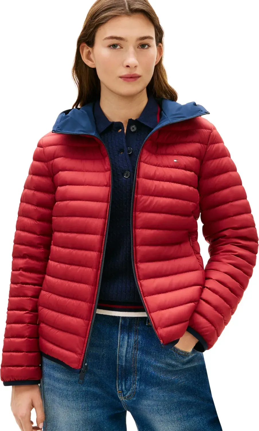 Tommy Hilfiger Stretch WW0WW47754 piumino donna reversibile