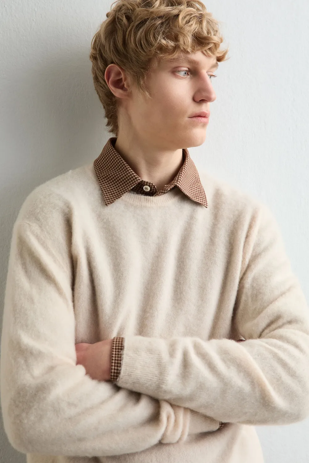 Massimo Alba Kane maglione cashmere magnolia